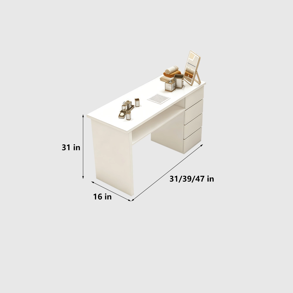 Nail Table with Dust Collector Marble Luxury - image 7