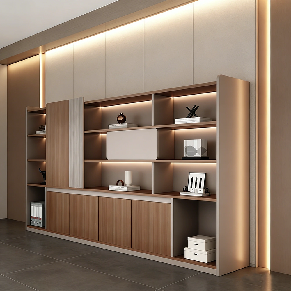 Office Bookcase Storage Cabinet Executive Display - image 2