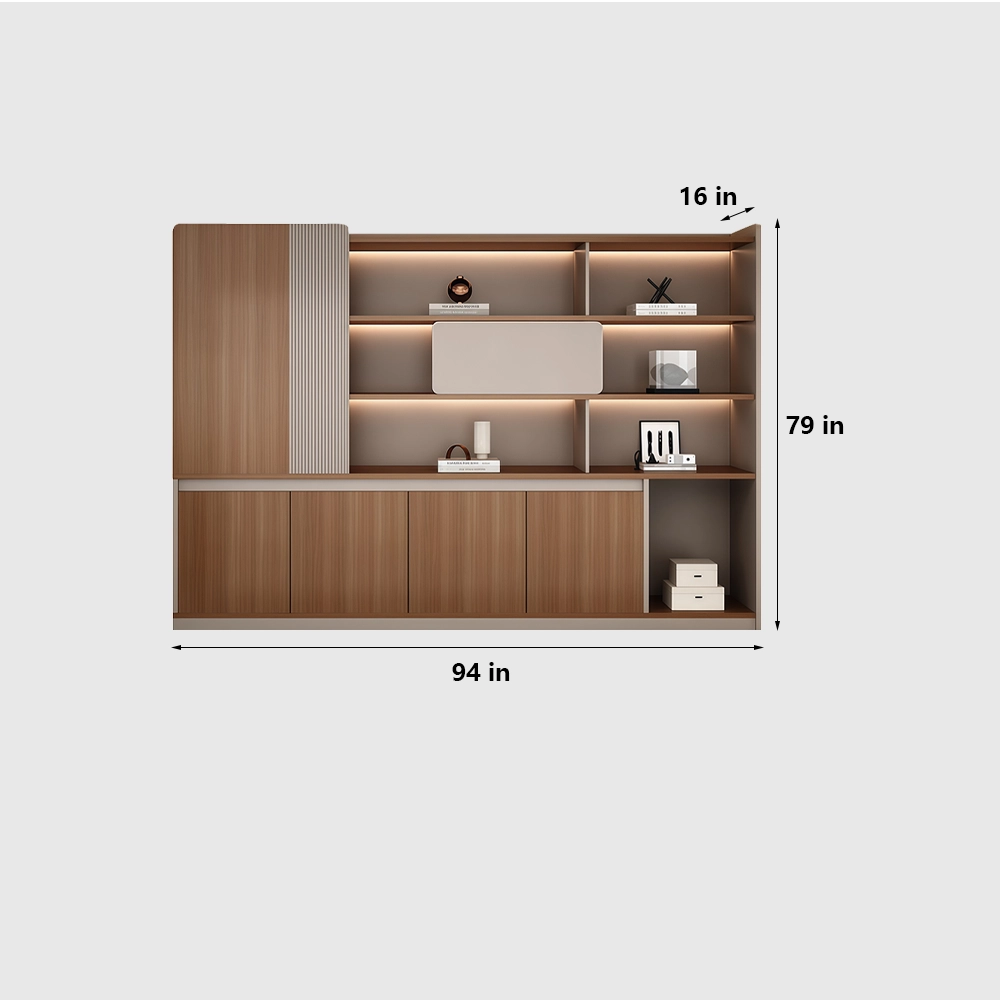 Office Bookcase Storage Cabinet Executive Display - image 6