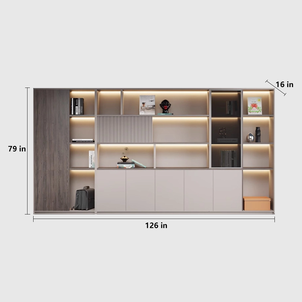 Office Wood File Cabinet Storage Floor Cabinet - image 13