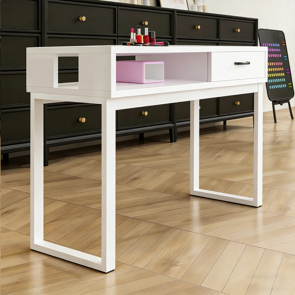 Retro Japanese Manicure Desk with Drawers - image 2