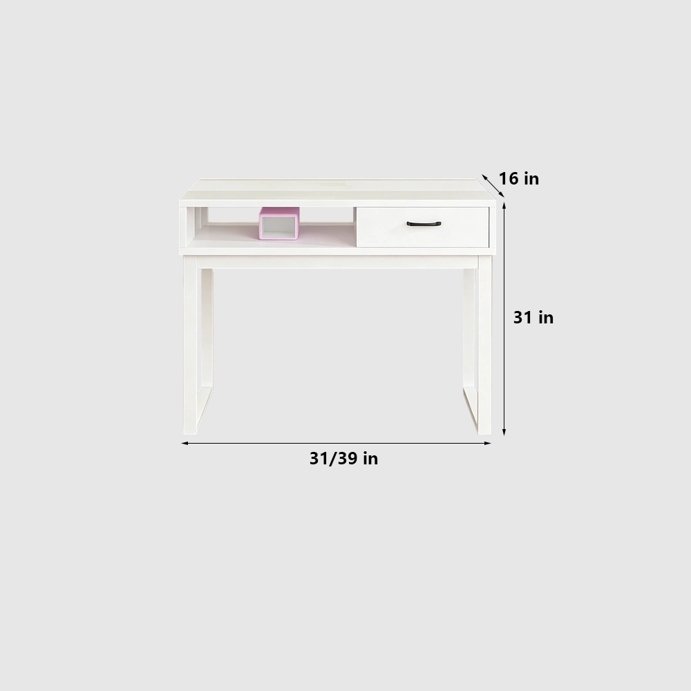 Retro Japanese Manicure Desk with Drawers - image 7