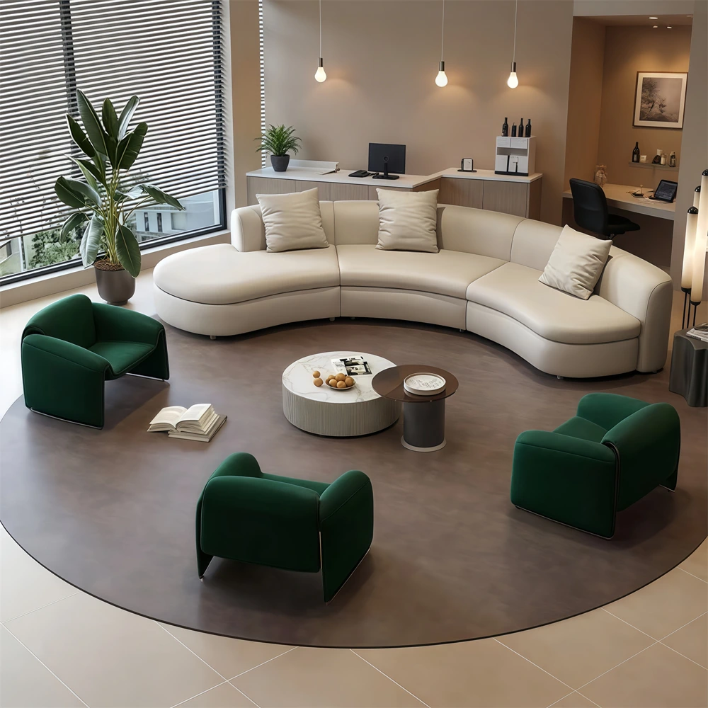 Light Luxury Reception Sofa for Hotel Lounge - image 2