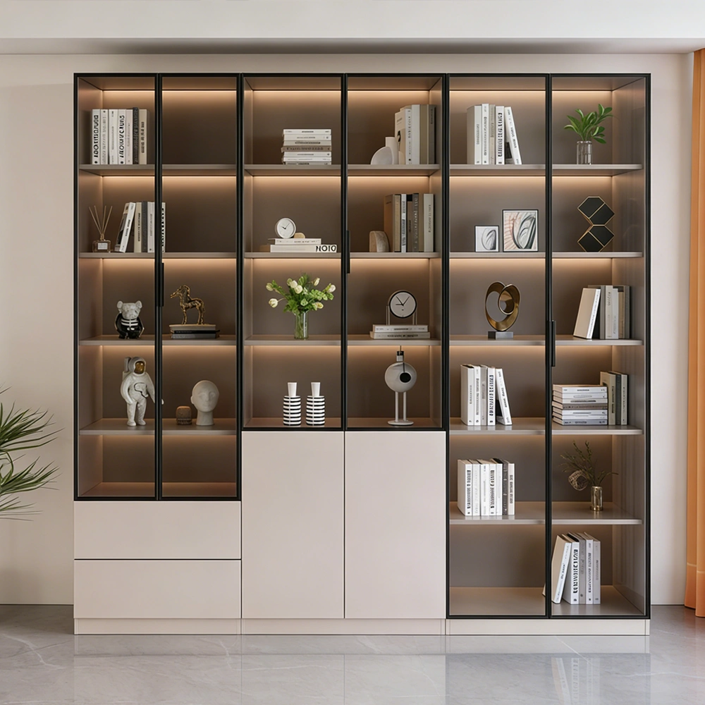 Modern Light Luxury Glass Display Cabinet - image 2