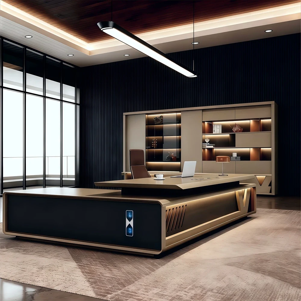 Executive Desk Modern Office Furniture Luxury - image 2