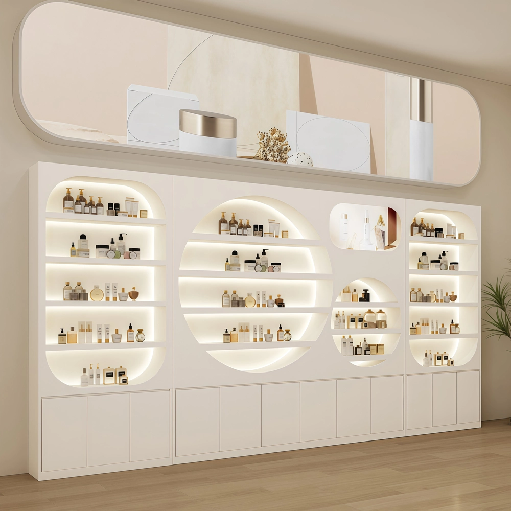 Professional Lacquer Display Cabinet for Skincare Retail - image 2