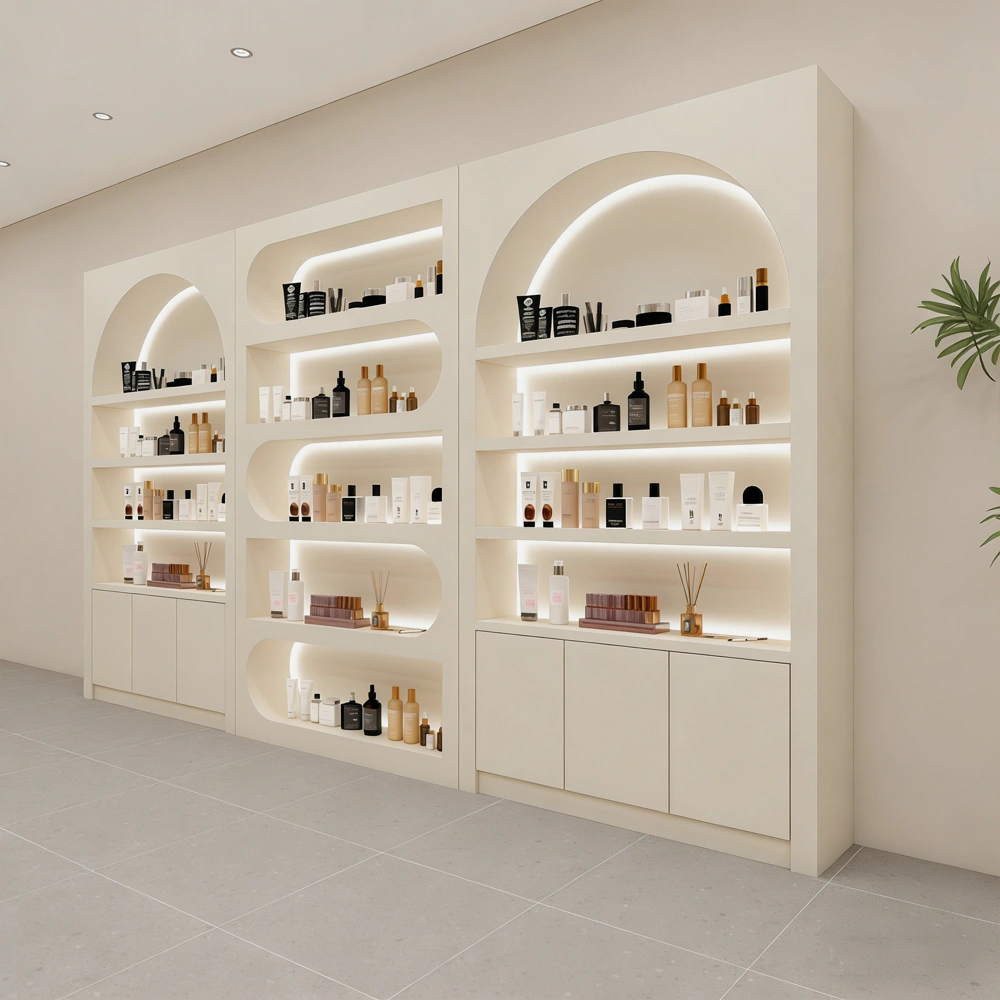 Multi-Functional Glossy Display Cabinet for Cosmetics - image 2
