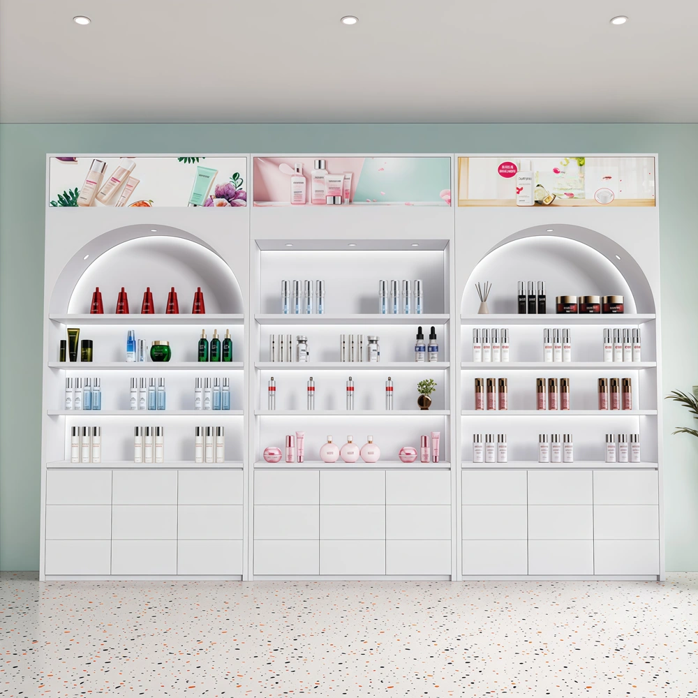 Barbershop Cosmetic Display Cabinet for Skincare - image 4