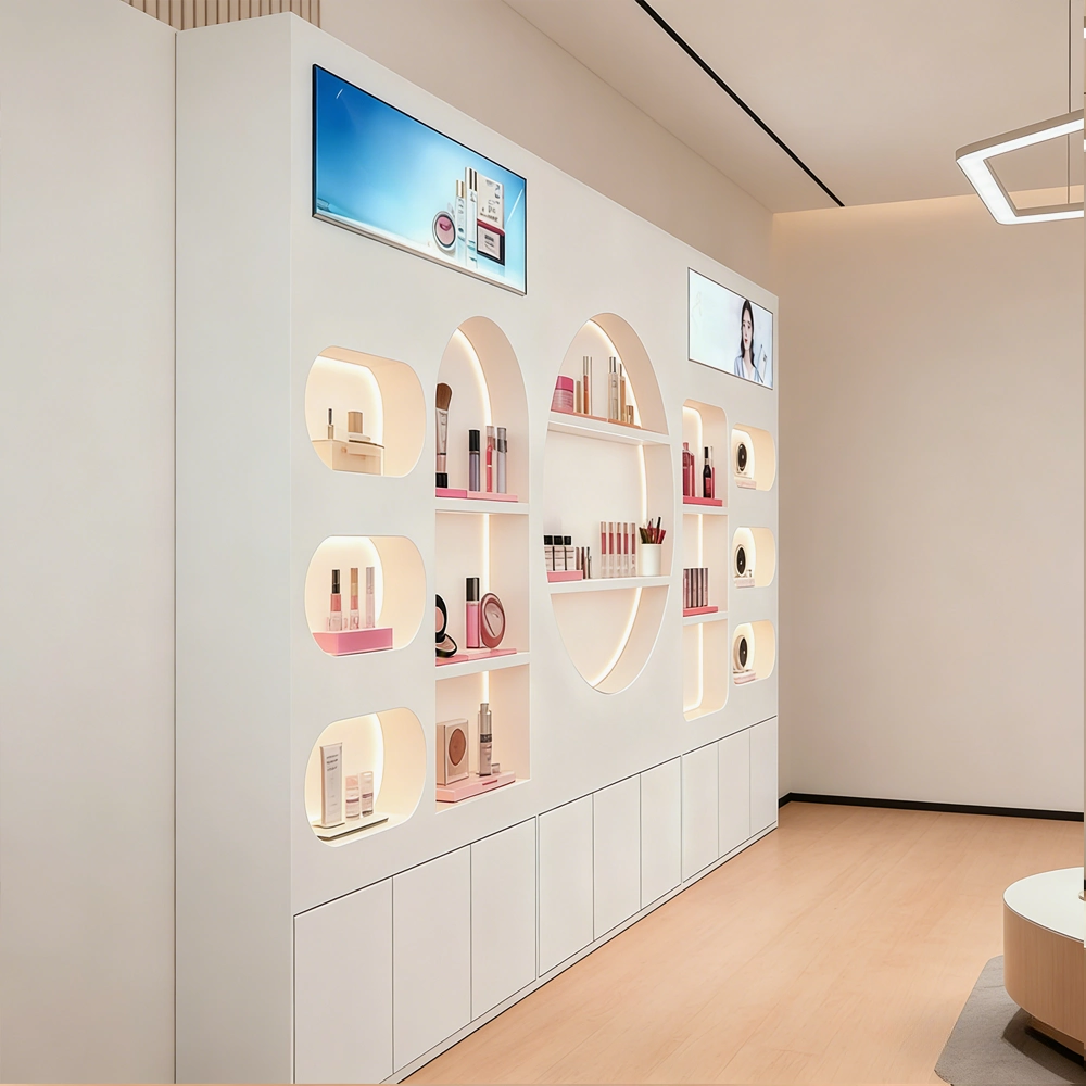 Beauty Salon Lacquer Cosmetic Display Cabinet - image 2