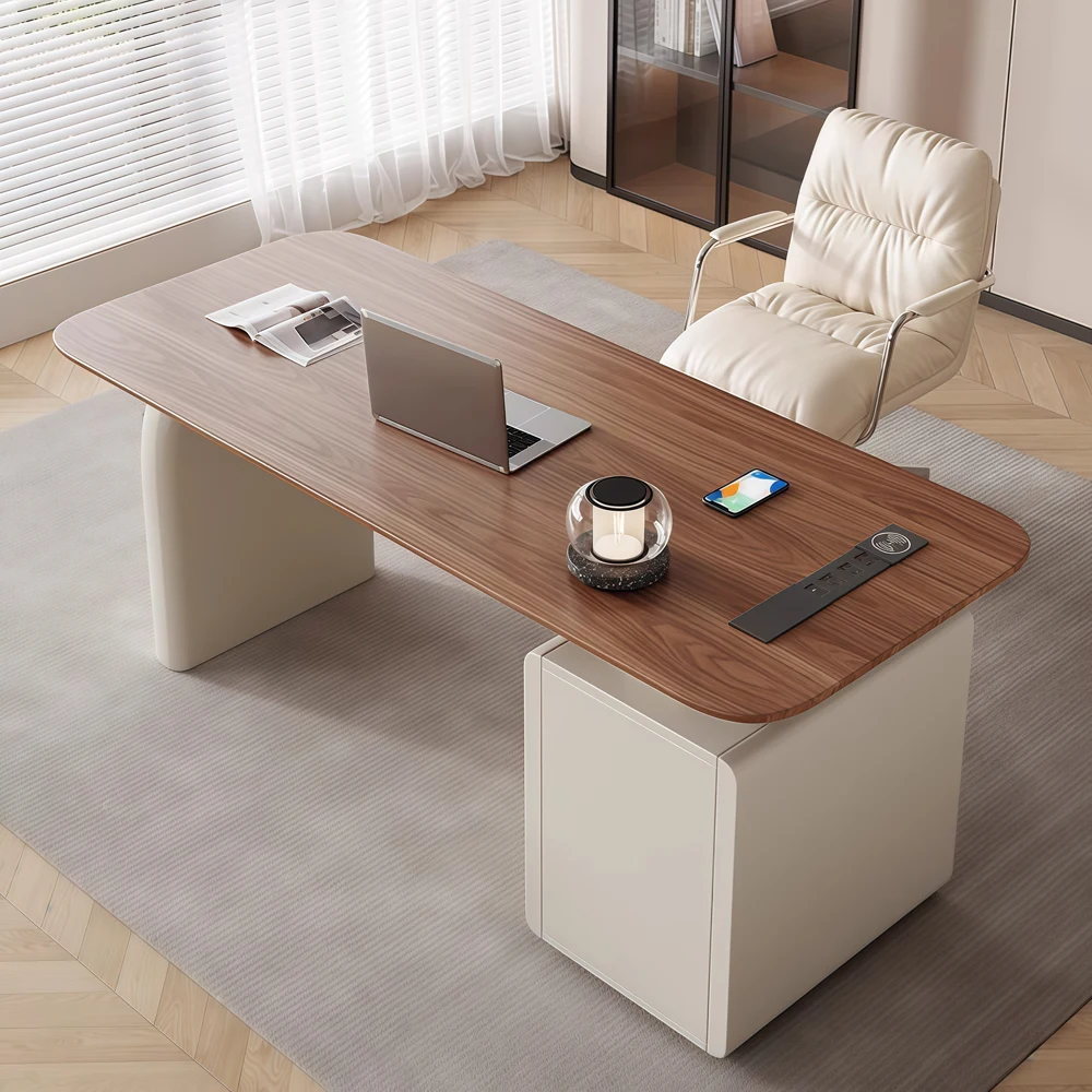 Retro  Corner Desk Modern Light Luxury  Desk - image 2