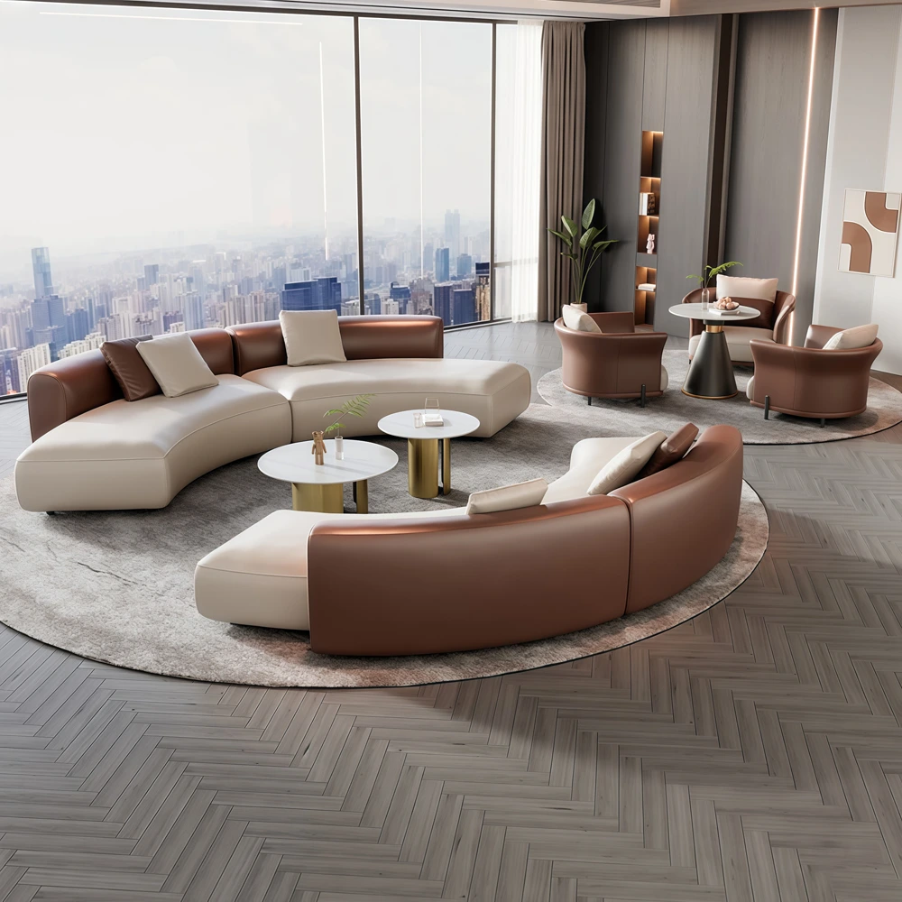 Curved Sofa for Commercial Lounge - image 2