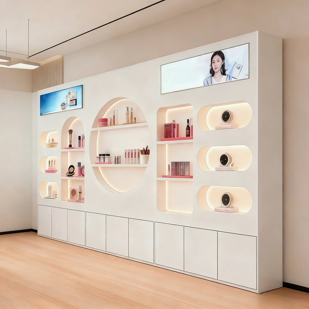 Beauty Salon Lacquer Cosmetic Display Cabinet - image 3