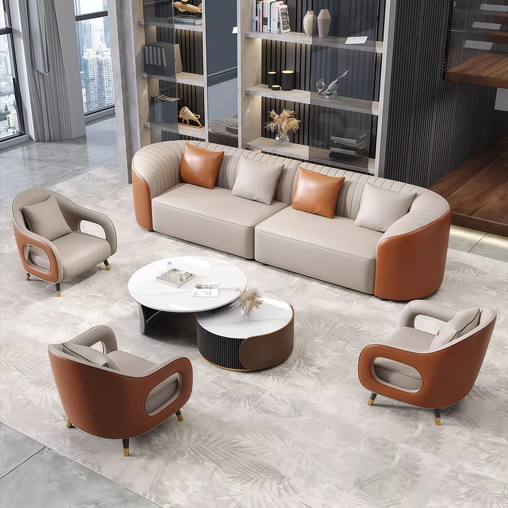 Light Luxury Modern Lounge Sofa for Hotel - image 3