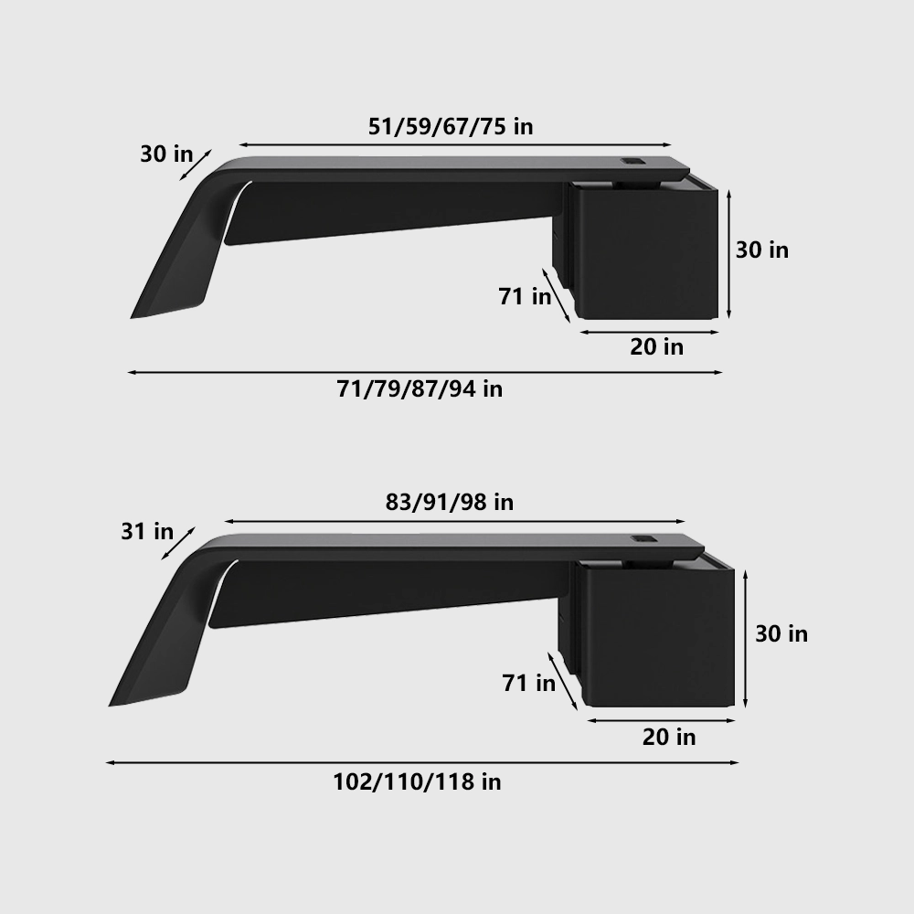 Sleek Black Lacquer Executive Desk for Senior Leaders - image 7