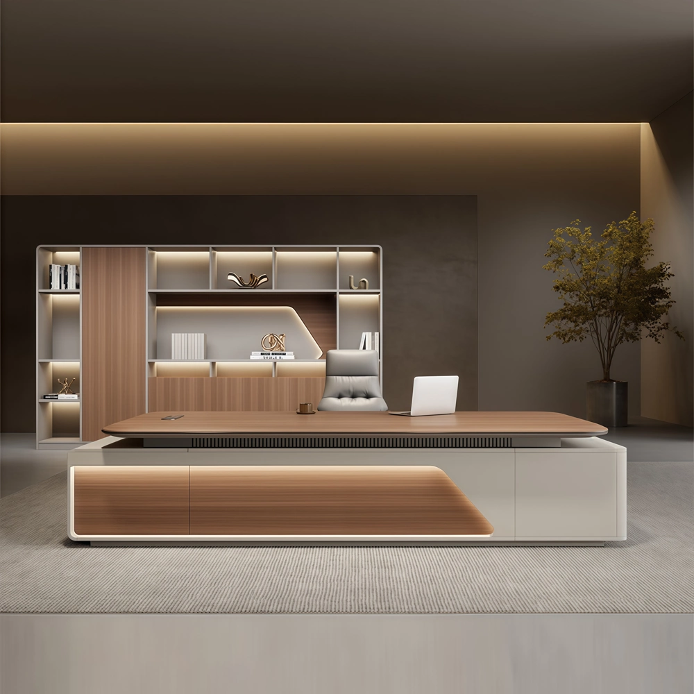Sleek Modern Desk for Business Leaders - image 2