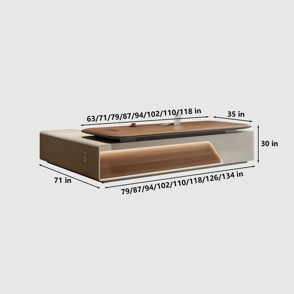 Sleek Modern Desk for Business Leaders - image 7