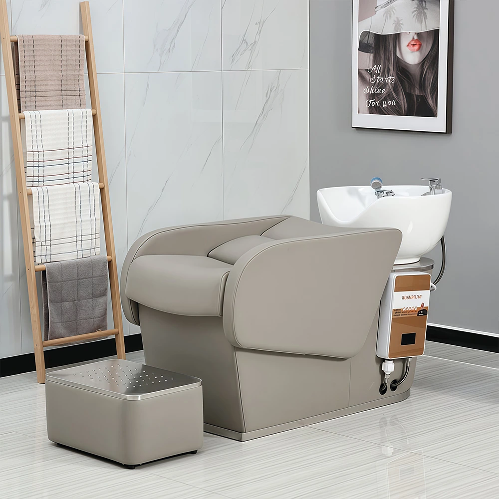 Small Shampoo Bed for Salon with Water Heater - image 2