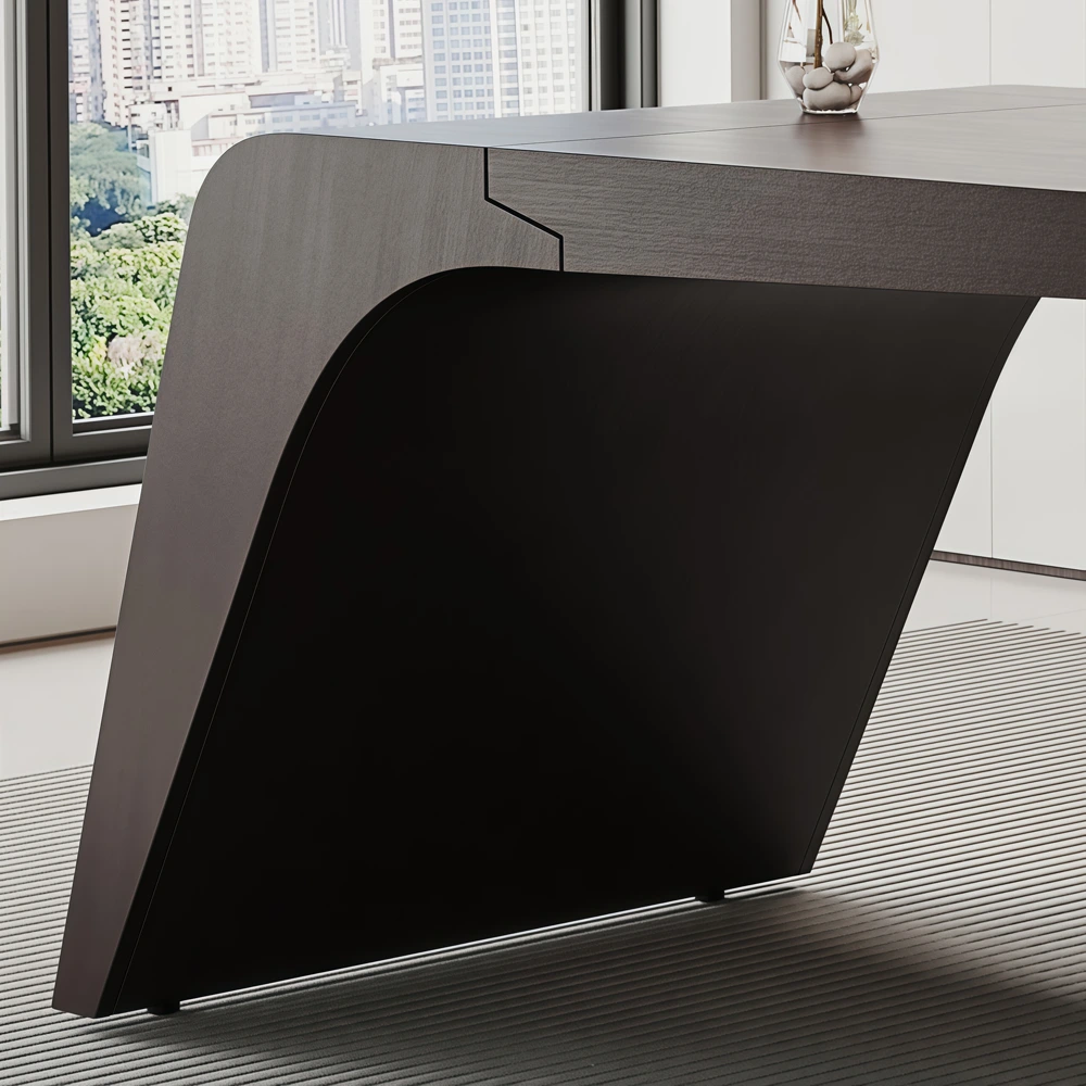 Solid Wood Computer Desk for Home Office - image 5