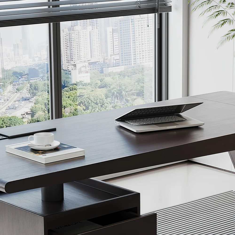 Solid Wood Computer Desk for Home Office - image 4