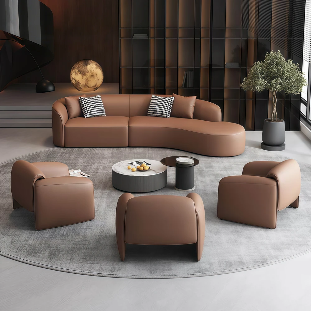 Spacious Modern Minimalist Sofa  Extra Large Seat for Free Sitting - image 2