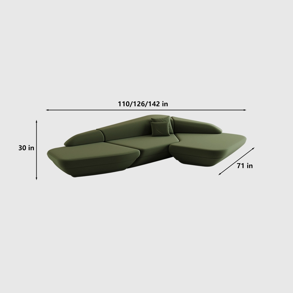 Exclusive Luxury Curved Velvet Sofa for Hotel Lobbies - image 7