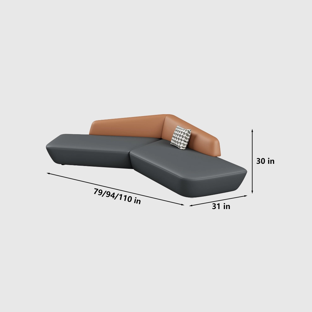 Durable Leather Sofa with Comfortable Seating - image 7