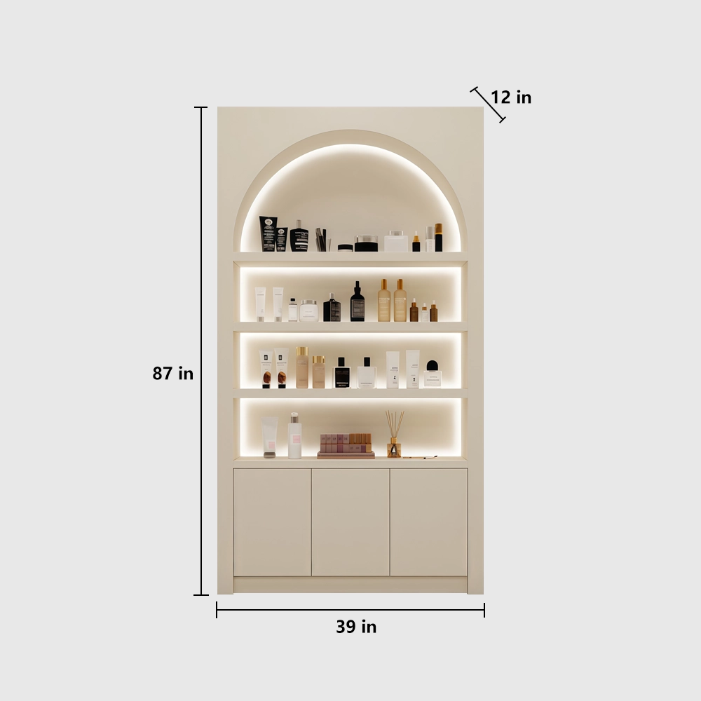 Multi-Functional Glossy Display Cabinet for Cosmetics - image 8