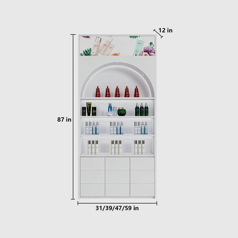 Barbershop Cosmetic Display Cabinet for Skincare - image 10