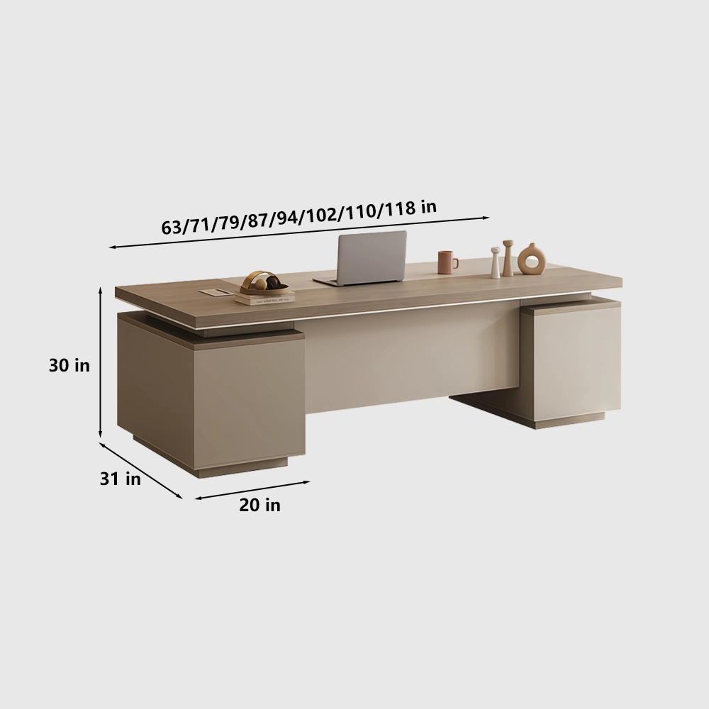 Simple Modern Executive Desk - image 6