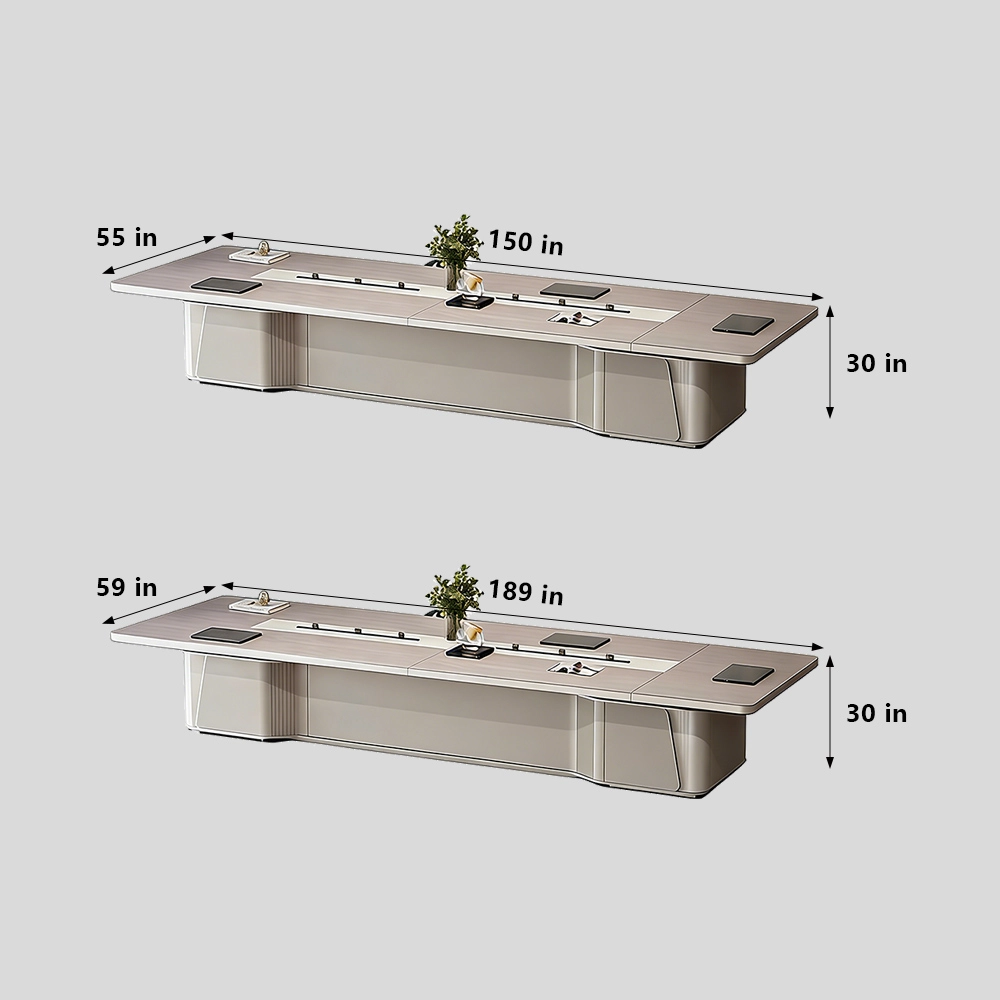 Large Rectangular Meeting Table for Office - image 7
