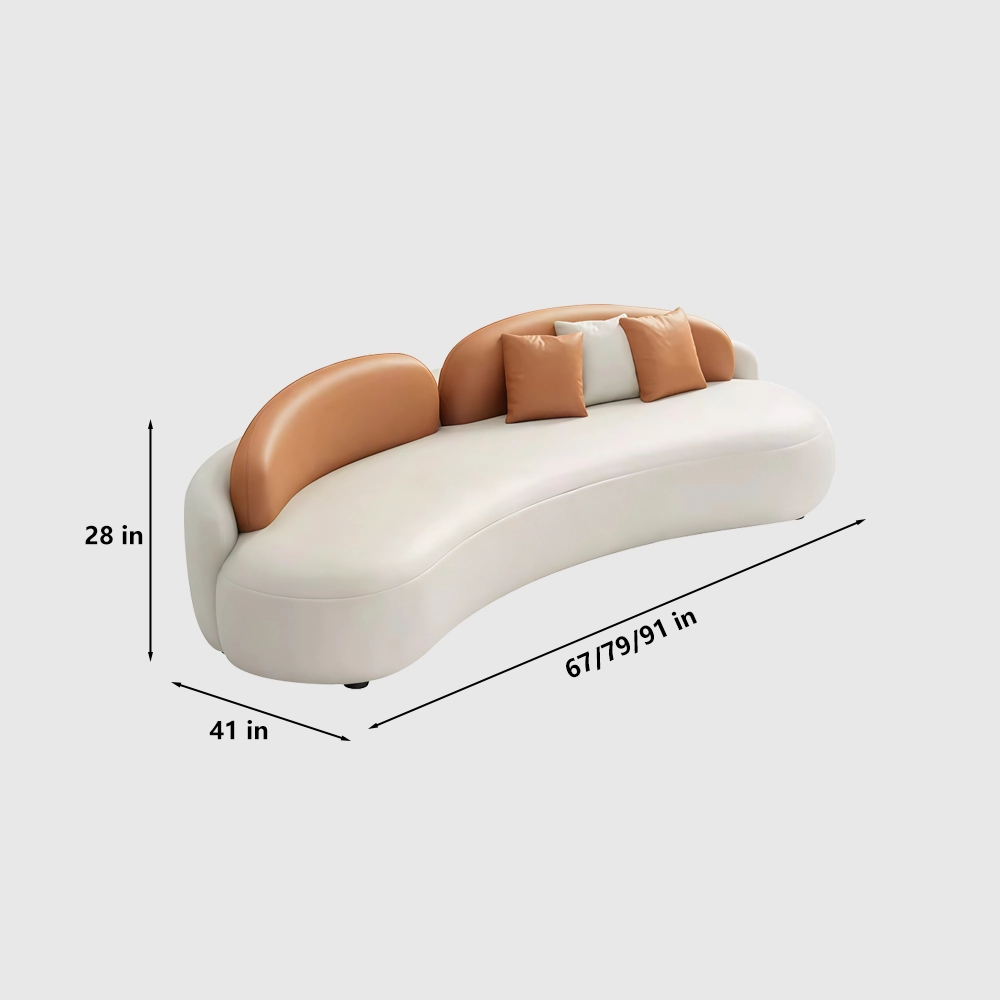 Commercial Curved Sofa Combination for Reception - image 8