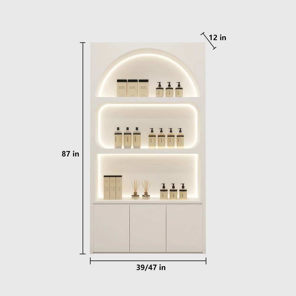 Luxury Cosmetic Display Cabinet for Retail Store - image 10