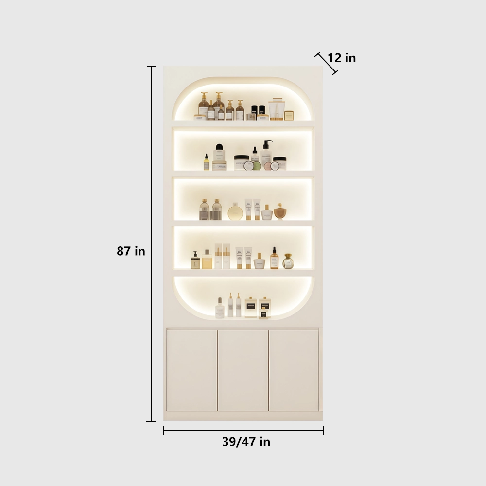 Professional Lacquer Display Cabinet for Skincare Retail - image 9