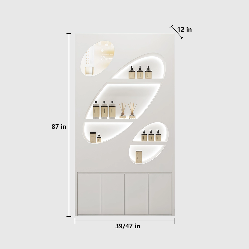 Modern Salon Display Cabinet for Cosmetics & Skincare - image 9