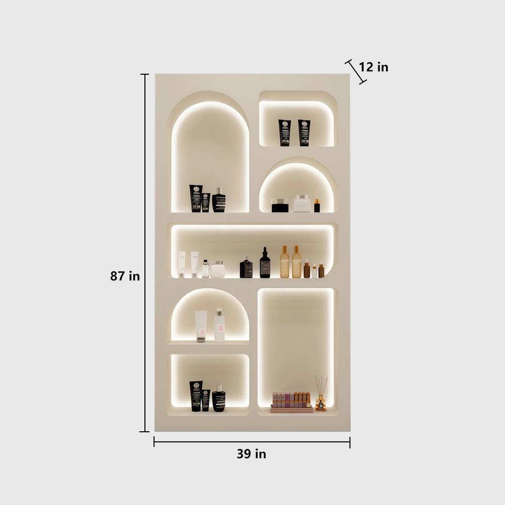 Multi-Functional Glossy Display Cabinet for Cosmetics - image 9