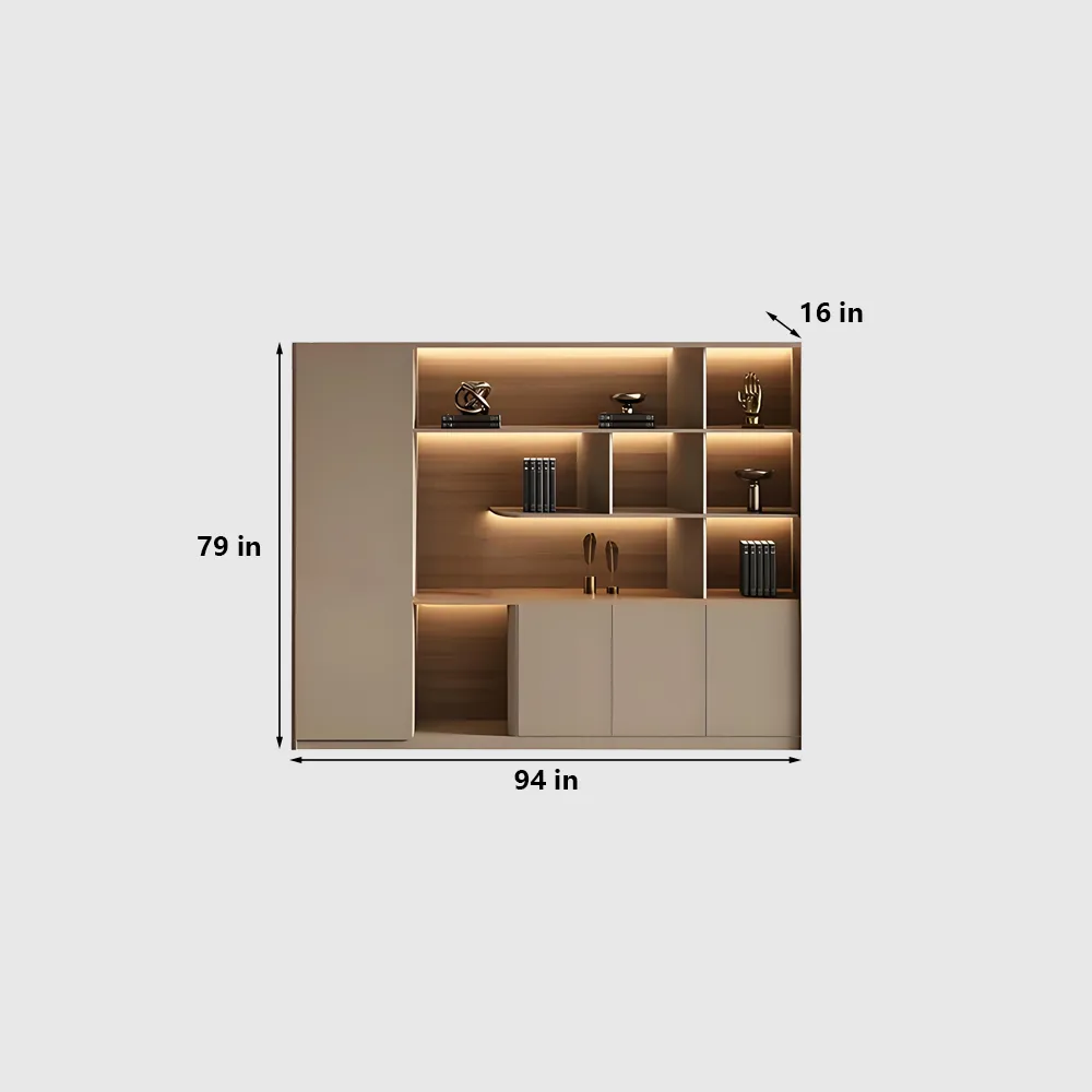 Executive Desk with Premium Timber and Curvilinear Shape - image 10
