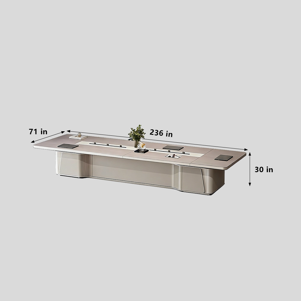 Large Rectangular Meeting Table for Office - image 8