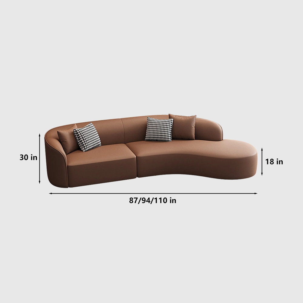 Spacious Modern Minimalist Sofa  Extra Large Seat for Free Sitting - image 8