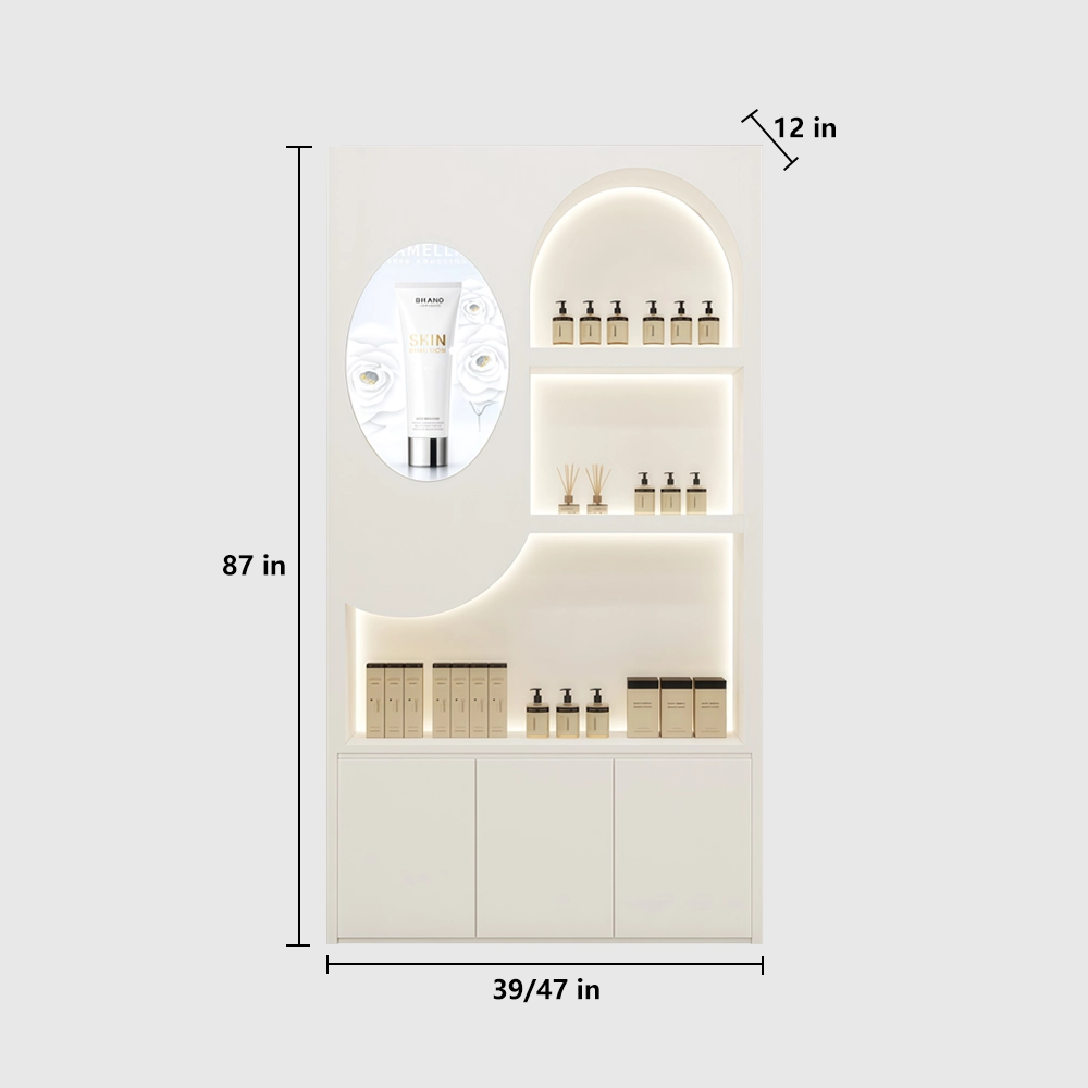Luxury Cosmetic Display Cabinet for Retail Store - image 11