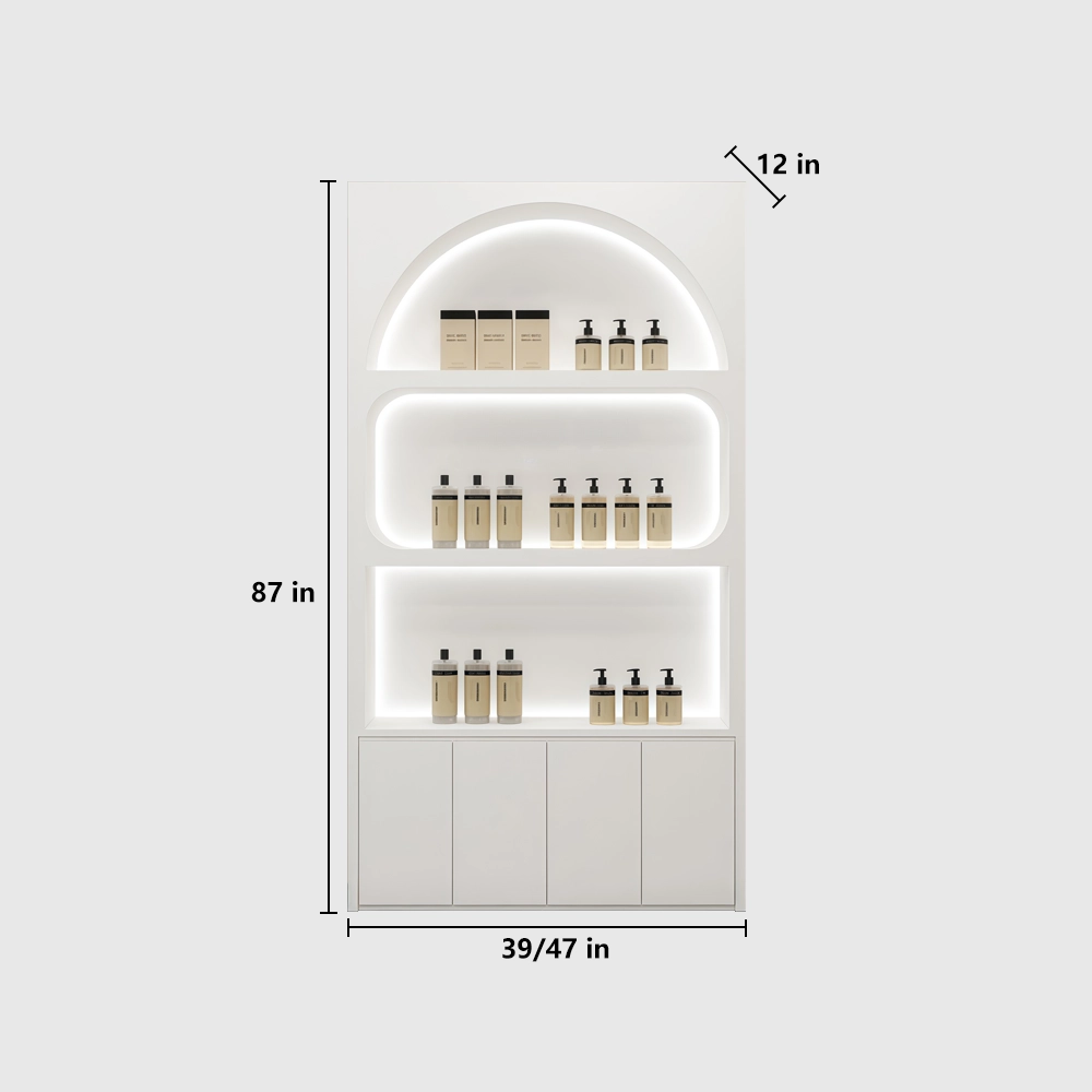 Modern Salon Display Cabinet for Cosmetics & Skincare - image 10