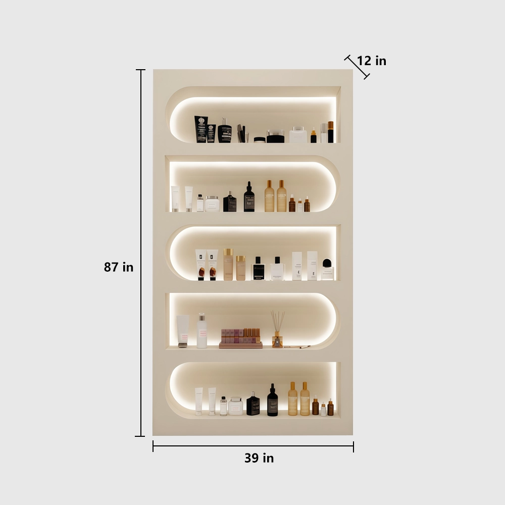 Multi-Functional Glossy Display Cabinet for Cosmetics - image 10