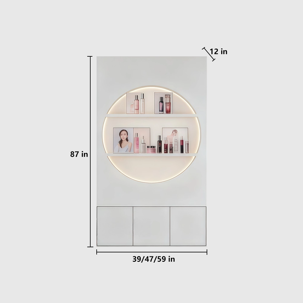 Beauty Salon Lacquer Cosmetic Display Cabinet - image 10