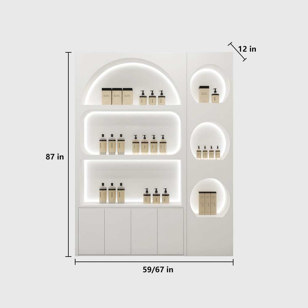 Modern Salon Display Cabinet for Cosmetics & Skincare - image 11