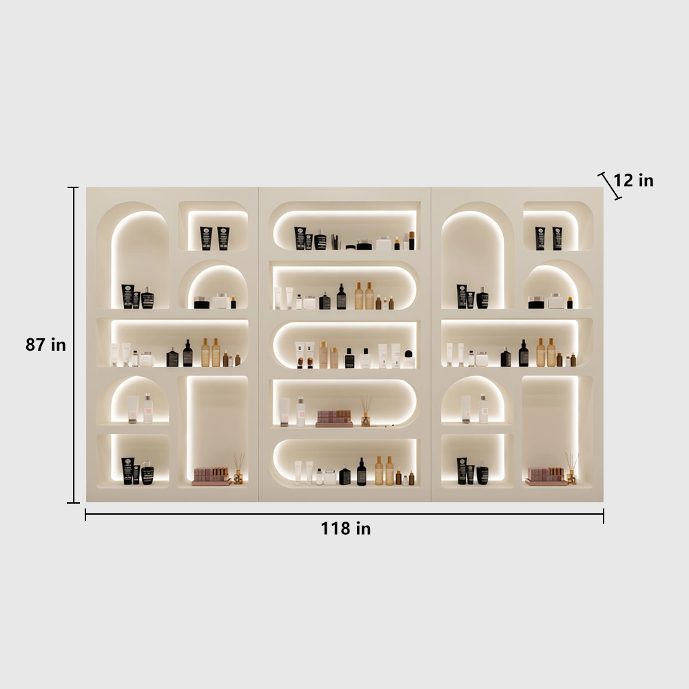 Multi-Functional Glossy Display Cabinet for Cosmetics - image 11
