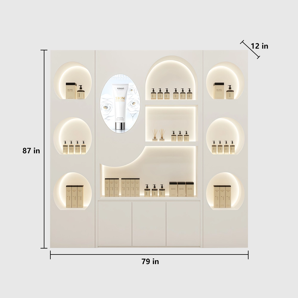 Luxury Cosmetic Display Cabinet for Retail Store - image 13