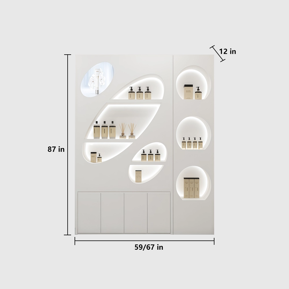 Modern Salon Display Cabinet for Cosmetics & Skincare - image 12