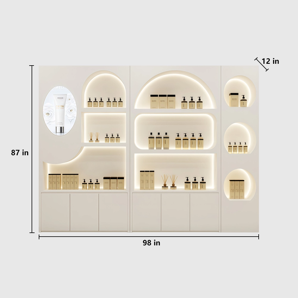 Luxury Cosmetic Display Cabinet for Retail Store - image 14