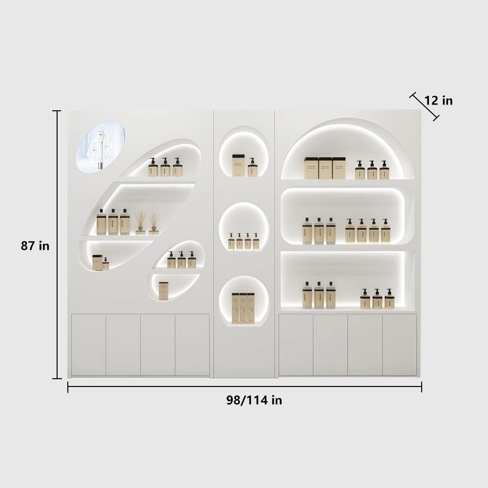 Modern Salon Display Cabinet for Cosmetics & Skincare - image 13