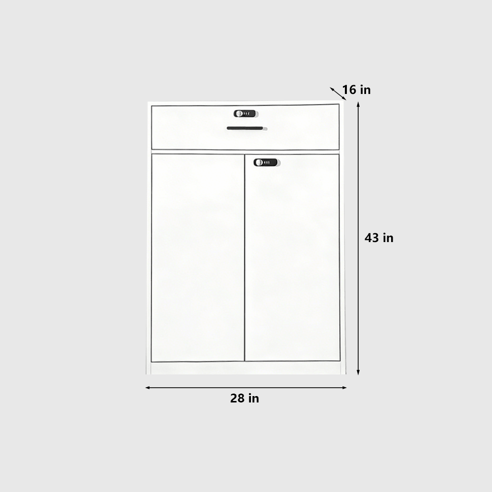 Small Under Desk File Cabinet - image 8
