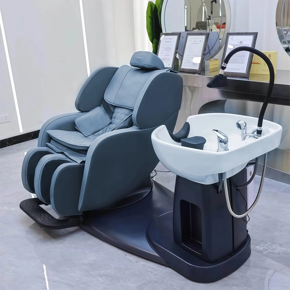 Stylish Electric Swivel Massage Shampoo Bed - image 2